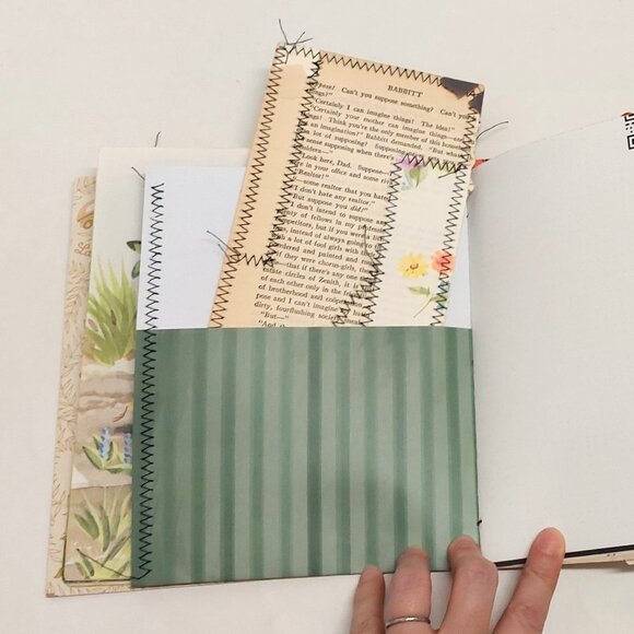 Animals on the Farm Little Golden Book Handmade Blank Junk Journal - Picture 4 of 9